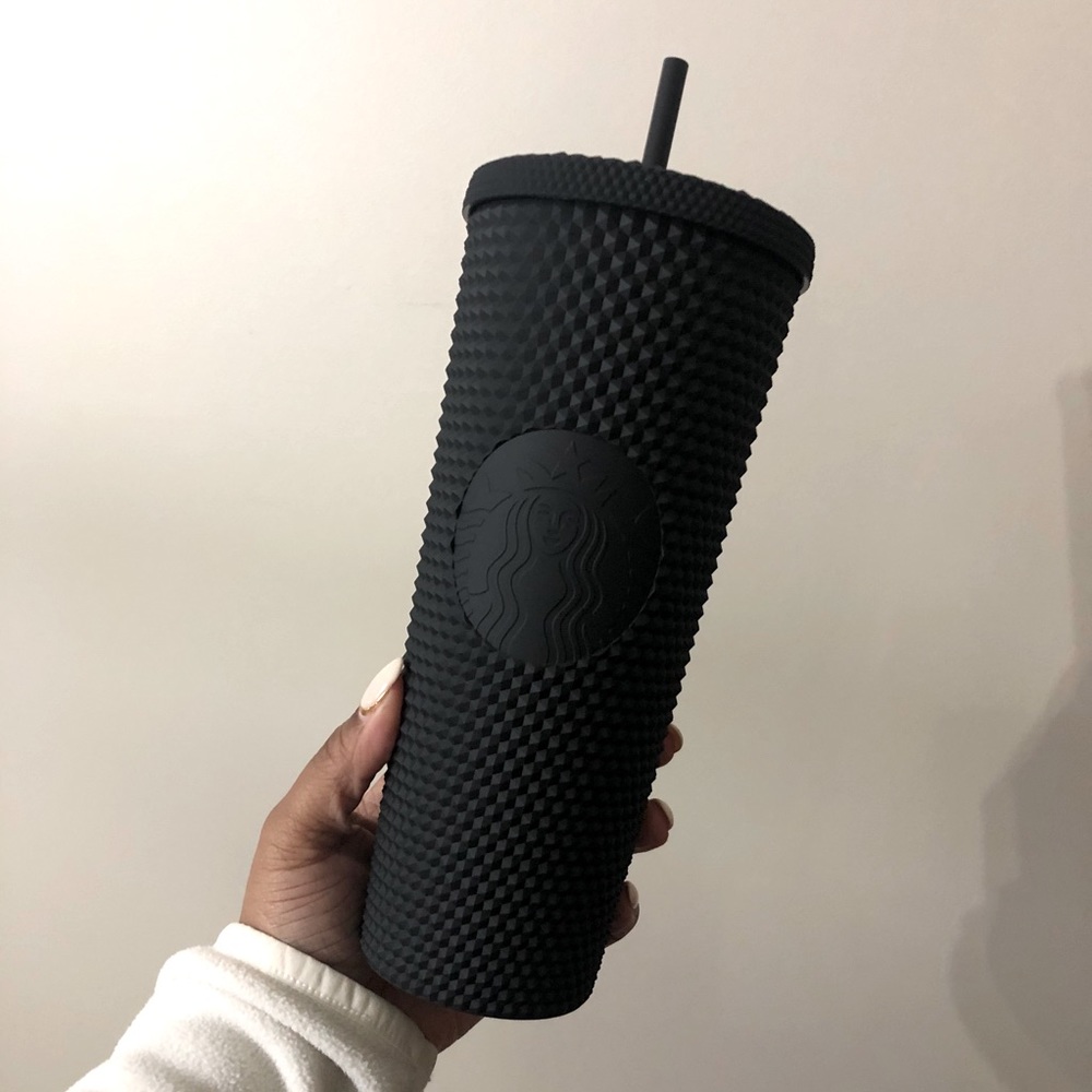 NEW matte black Starbucks tumbler 24oz